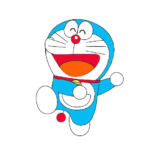 Doraemon 'Dancing | Right' Vinyl Car Sticker