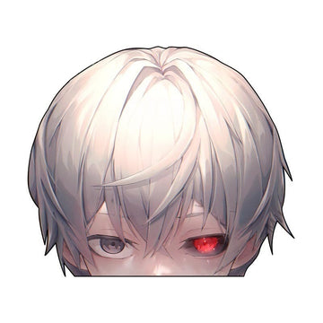 Tokyo Ghoul 'Ken Kaneki | Unmasked' Vinyl Car Peeker Sticker