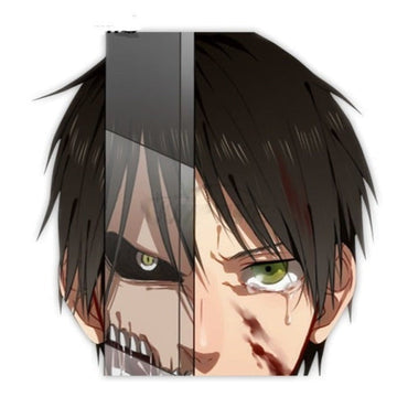 Attack on Titan 'Eren | Half Skull ' Vinyl Car Peeker Sticker