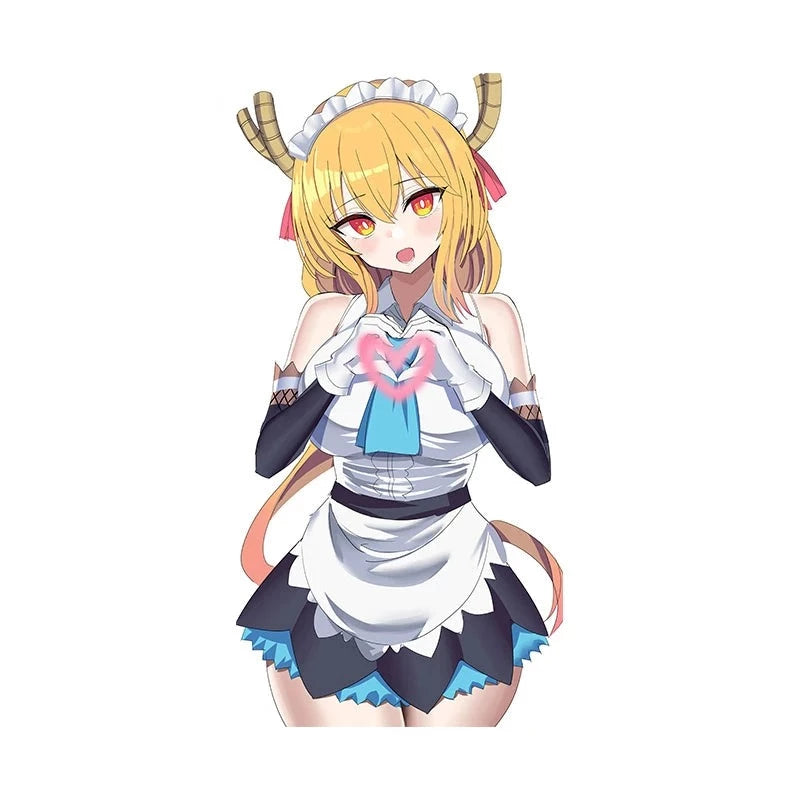 Miss Kobayashi's Dragon Maid 'Tohru Kobayashi | Hand Heart' Vinyl Car Sticker
