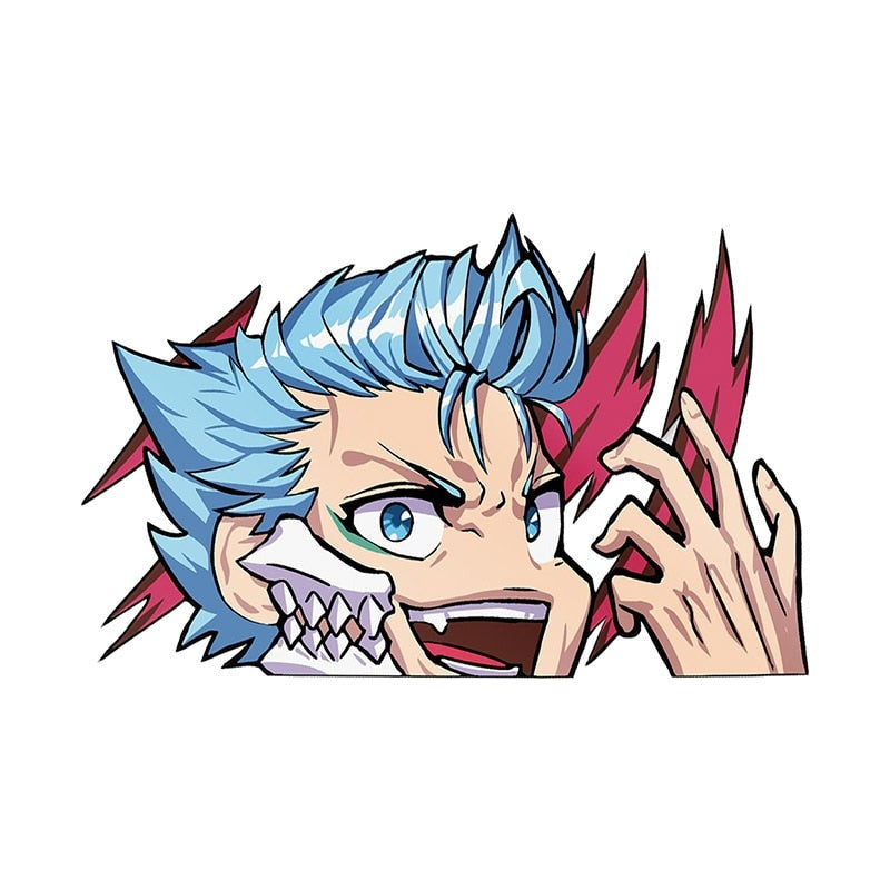 Bleach 'Grimmjow Jaegerjaquez' Vinyl Car Peeker Sticker