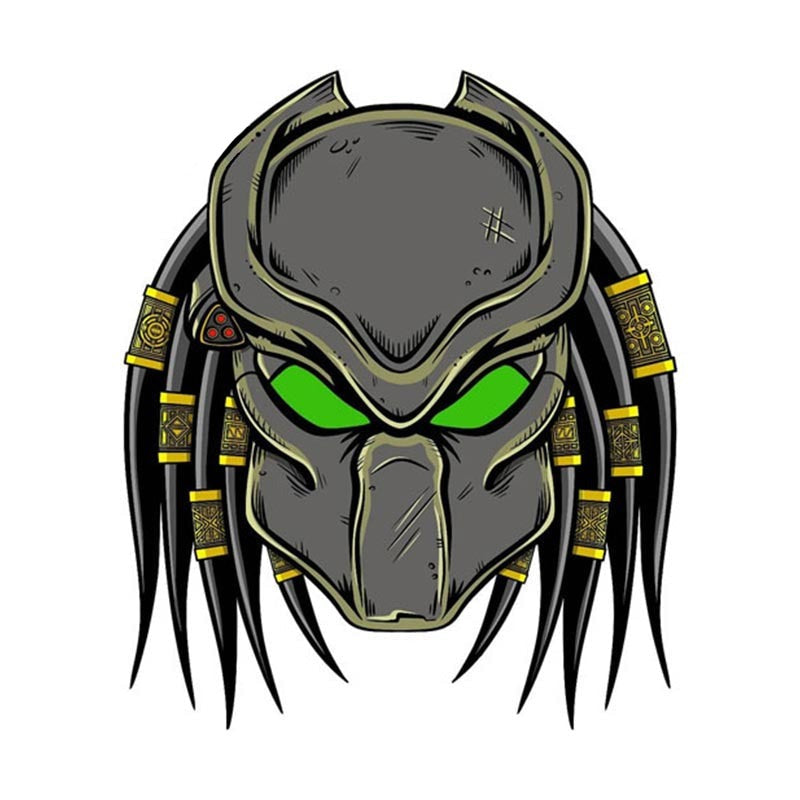 Predator 'Green Glaring Eyes' Vinyl Car Sticker