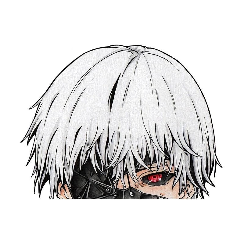 Tokyo Ghoul 'Ken Kaneki | One-Eyed' Vinyl Car Peeker Sticker