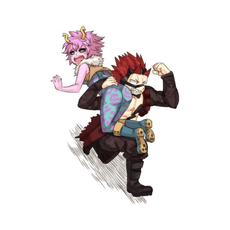 My Hero Academia 'Eijiro Carrying Mina' Vinyl Car Sticker