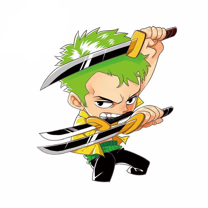 One Piece 'Zoro | Triple Samurai Swords' Vinyl Car Sticker