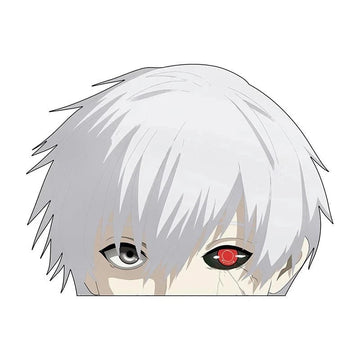 Tokyo Ghoul 'Ken Kaneki | Red Left Eye' Vinyl Car Peeker Sticker