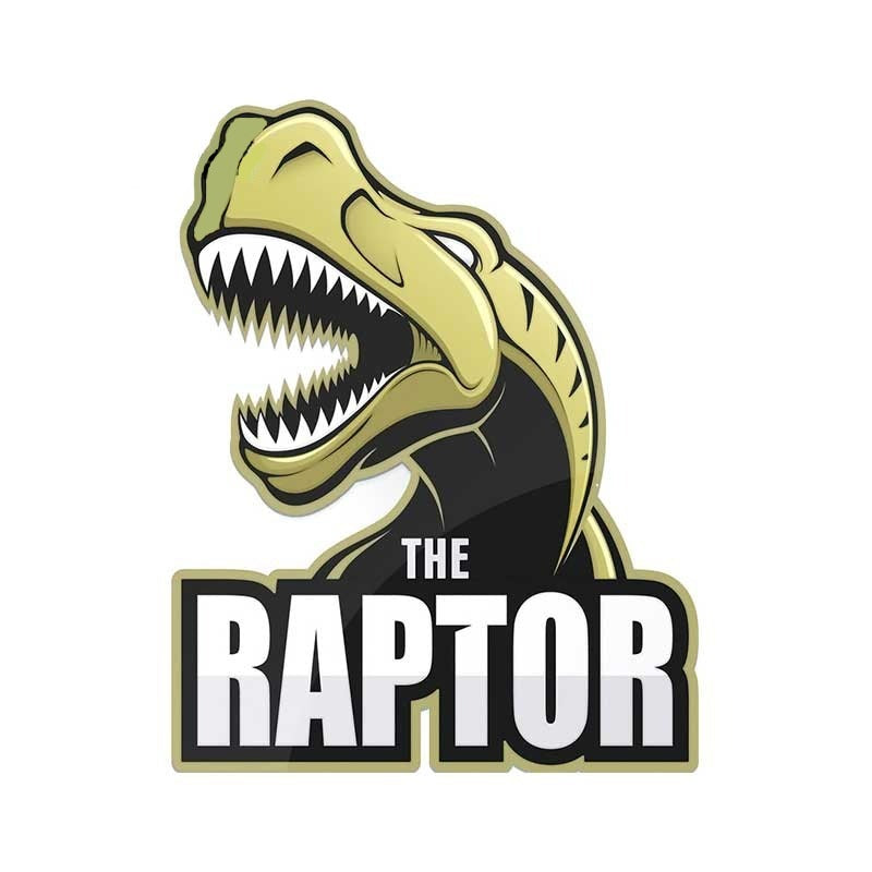 Dinosaur 'The Raptor' Vinyl Car Sticker
