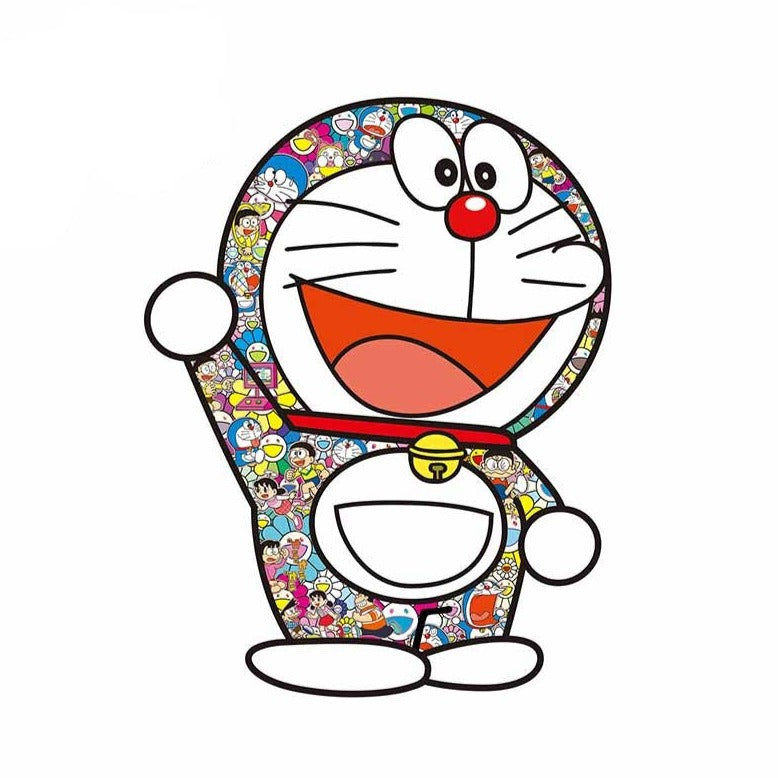 Doraemon x Takashi Murakami 'Right' Vinyl Car Sticker