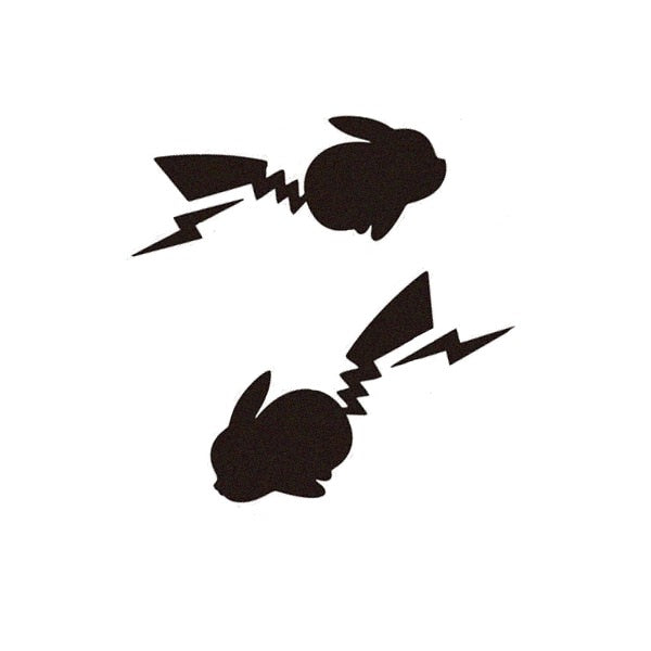 Pokemon 'Black Pikachu | Lightning' Vinyl Car Sticker