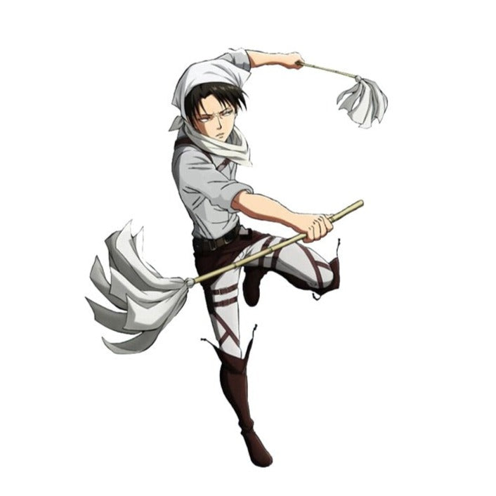 Attack on Titan 'Levi | Cleaning' Vinyl Car Sticker
