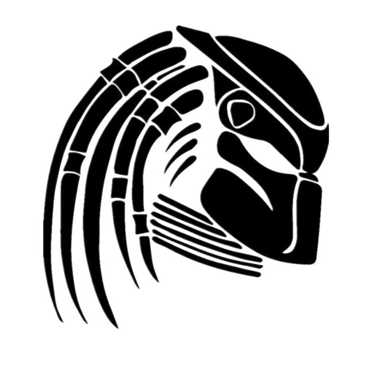 Predator 'Predator Mask | Side View | 2.0' Vinyl Car Sticker