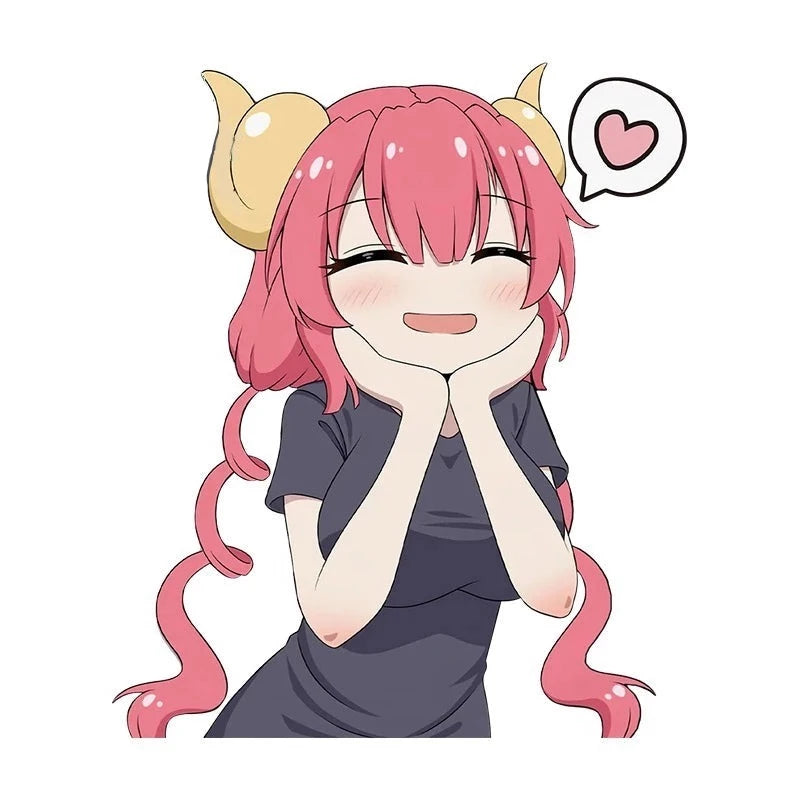 Miss Kobayashi's Dragon Maid 'Ilulu | In Love' Vinyl Car Sticker