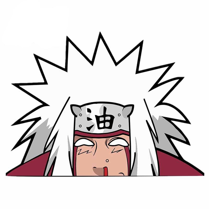 Naruto 'Jiraiya | Nosebleed' Vinyl Car Peeker Sticker