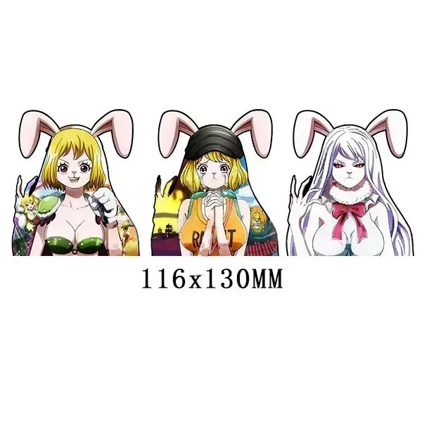 One Piece 'Carrot | Rabbit Mink' Vinyl Car 3D Motion Sticker
