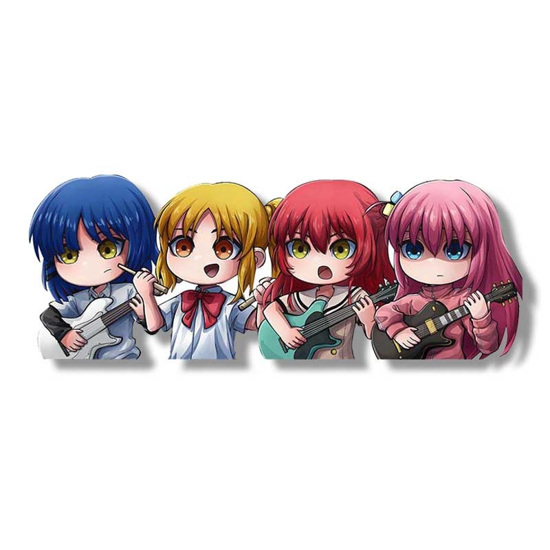 Bocchi the Rock! 'Ryo Yamada | Nijika Ijichi | Ikuyo Kita | Hitori Gotoh' Vinyl Car Sticker