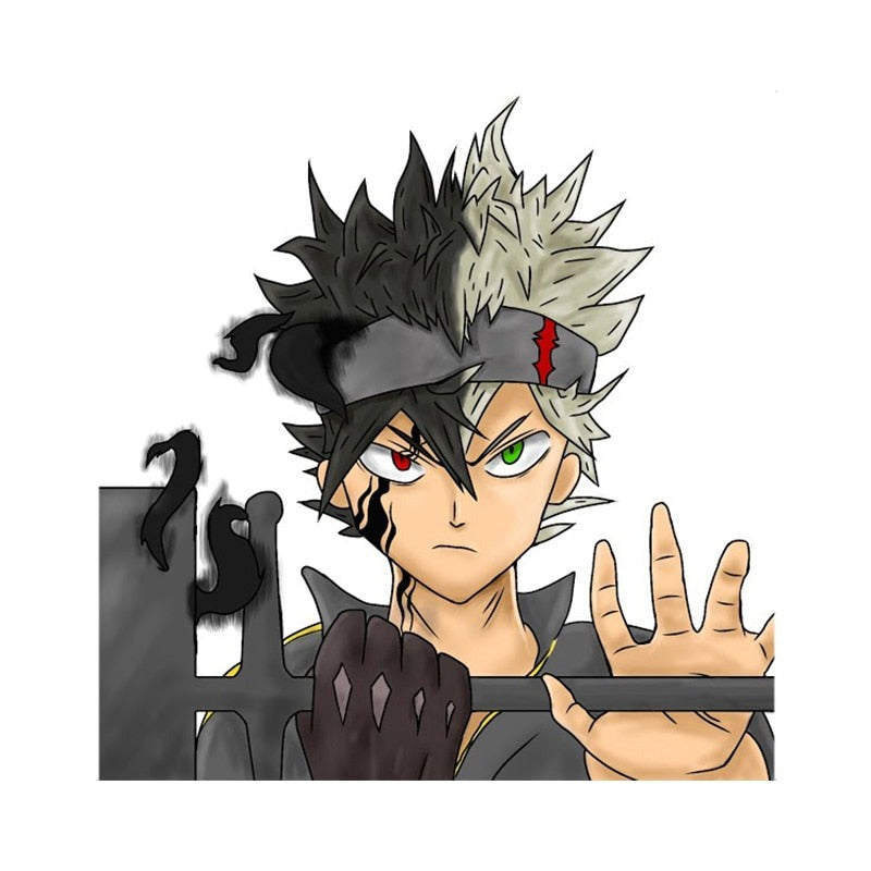 Black Clover 'Asta | Demon Form' Vinyl Car Sticker