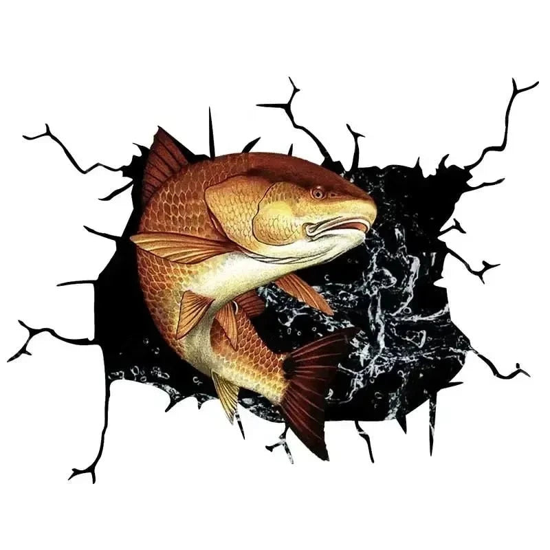 Fish 'Walleye' Car Window Vinyl Sticker