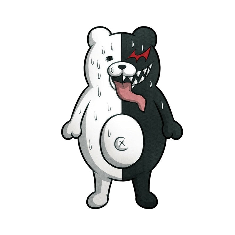 Danganronpa 'Monokuma | Exhausted' Vinyl Car Sticker