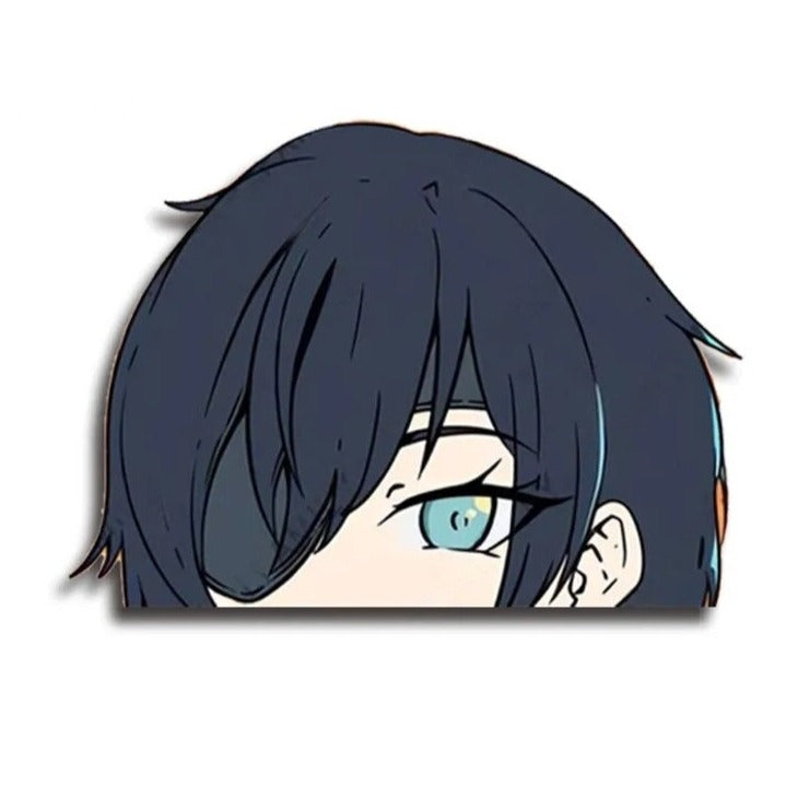 Chainsaw Man 'Himeno | One Eye' Vinyl Car Peeker Sticker