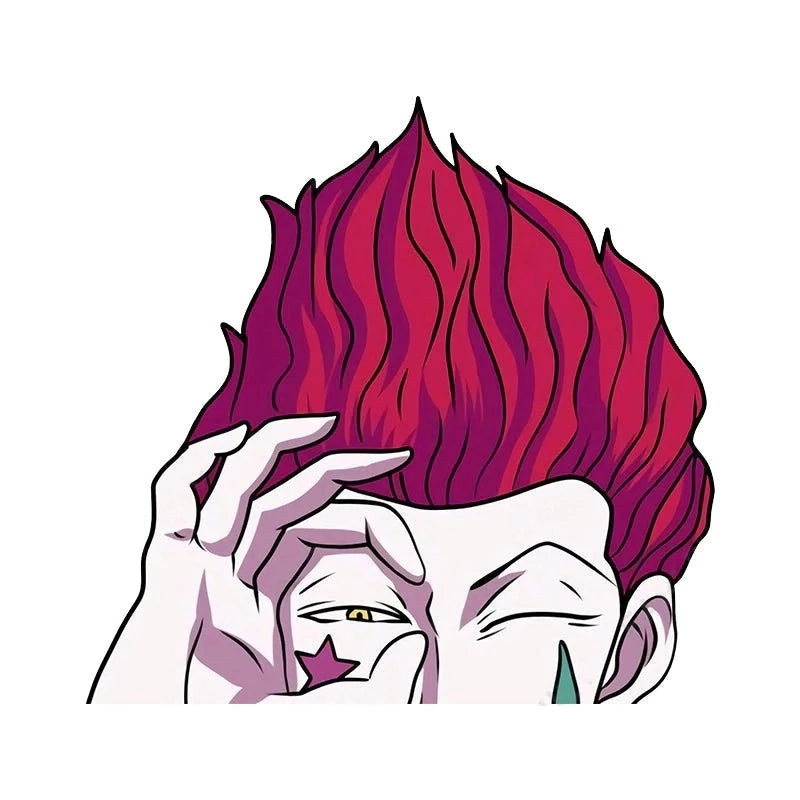 Hunter x Hunter 'Hisoka Morow | Aiming' Vinyl Car Peeker Sticker
