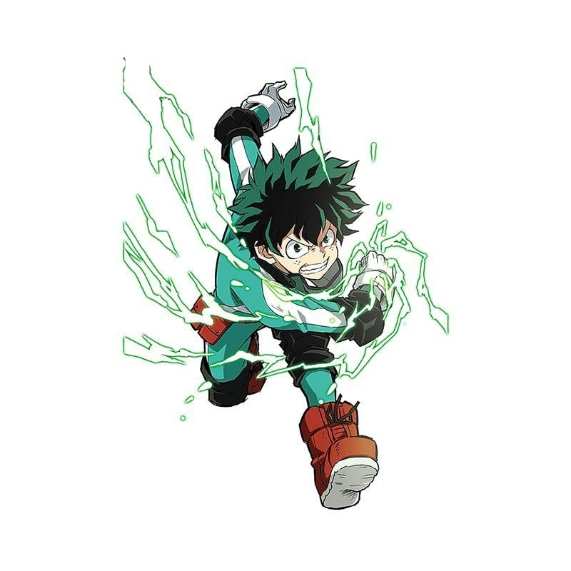 My Hero Academia 'Deku | Glowing Cowl' Vinyl Car Sticker