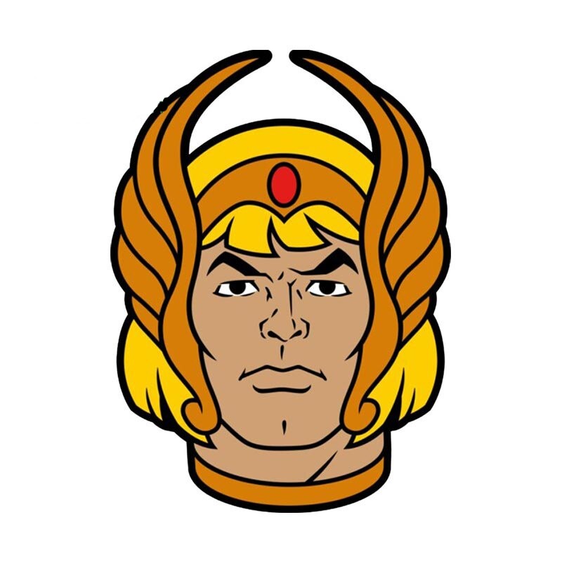 Masters of the Universe 'He-Man | Headgear' Vinyl Car Sticker