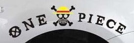 One Piece 'Black And White | Straw Hat Pirate Skull' Vinyl Car Sticker
