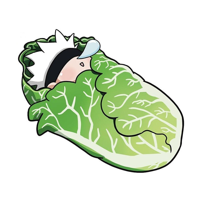 Jujutsu Kaisen 'Satoru | Cabbage Baby | Sleeping' Vinyl Car Sticker