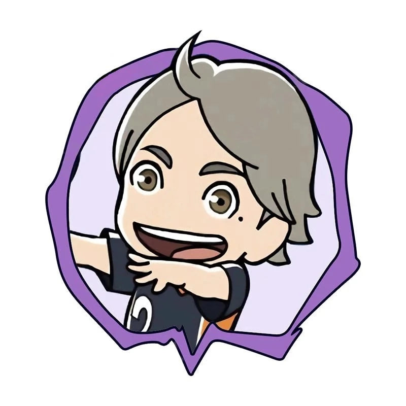 Haikyuu!! 'Koshi Sugawara | Comic Bubble' Vinyl Car Sticker