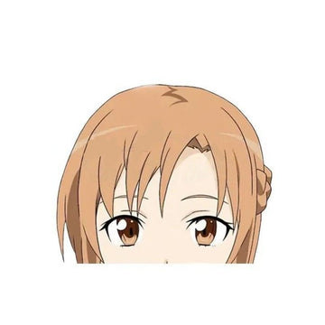 Sword Art Online 'Yuuki Asuna | Peeking' Vinyl Car Peeker Sticker