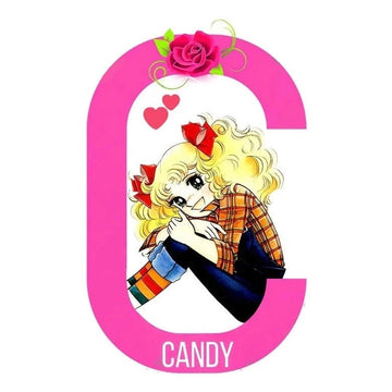 Candy Letter C 'Candice | Sitting' Vinyl Car Sticker