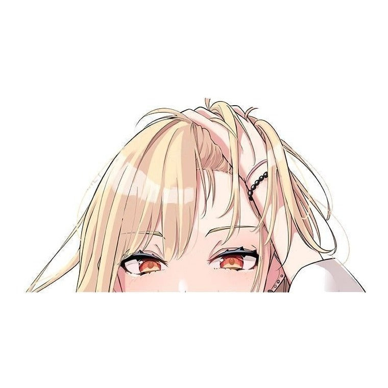 My Dress-Up Darling 'Marin | Teary Eyes' Vinyl Car Peeker Sticker