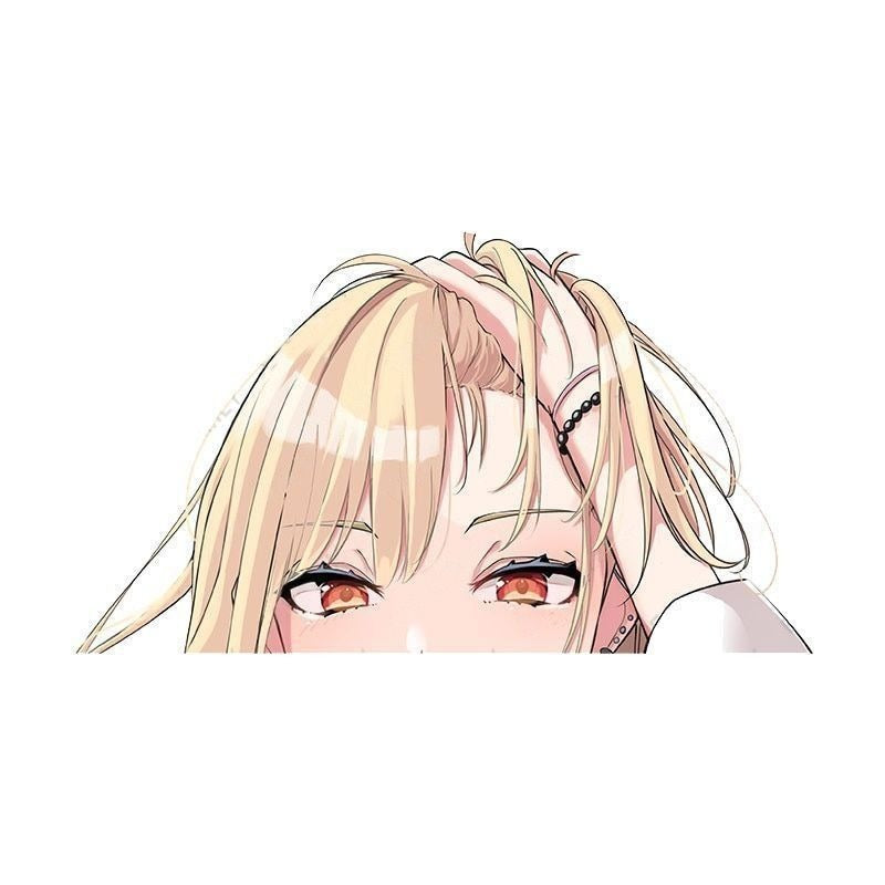 My Dress-Up Darling 'Marin | Teary Eyes' Vinyl Car Peeker Sticker