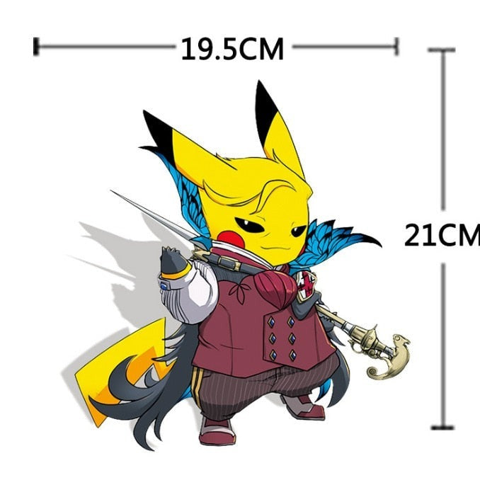 Pikachu x James Moriarty Vinyl Car Sticker