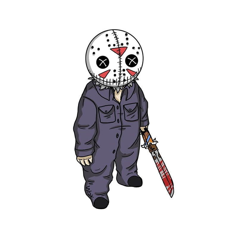 Jason Voorhees x Sam Vinyl Car Sticker