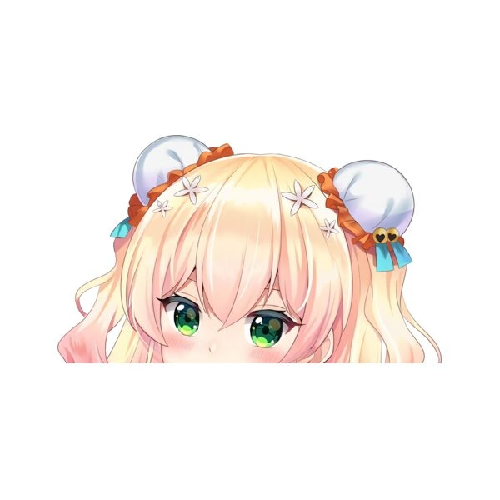 Music 'Momosuzu Nene | Emerald Green Eyes' Vinyl Car Peeker Sticker