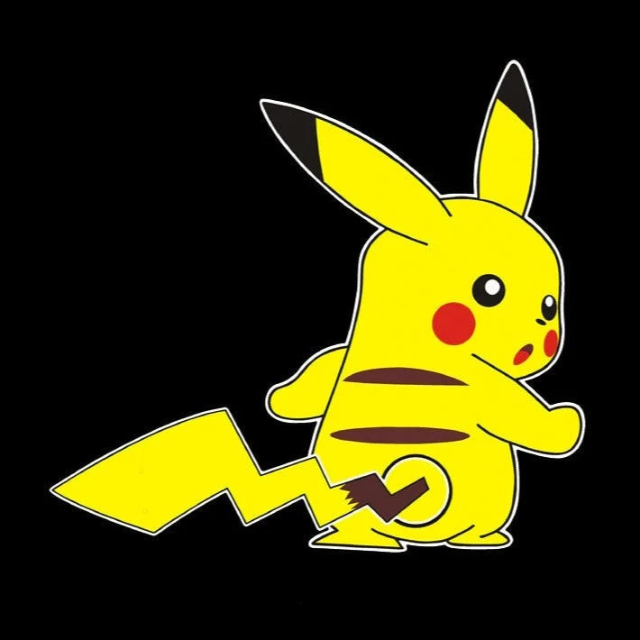 Pokemon 'Pikachu | Surprised | Left' Vinyl Car Wiper Sticker