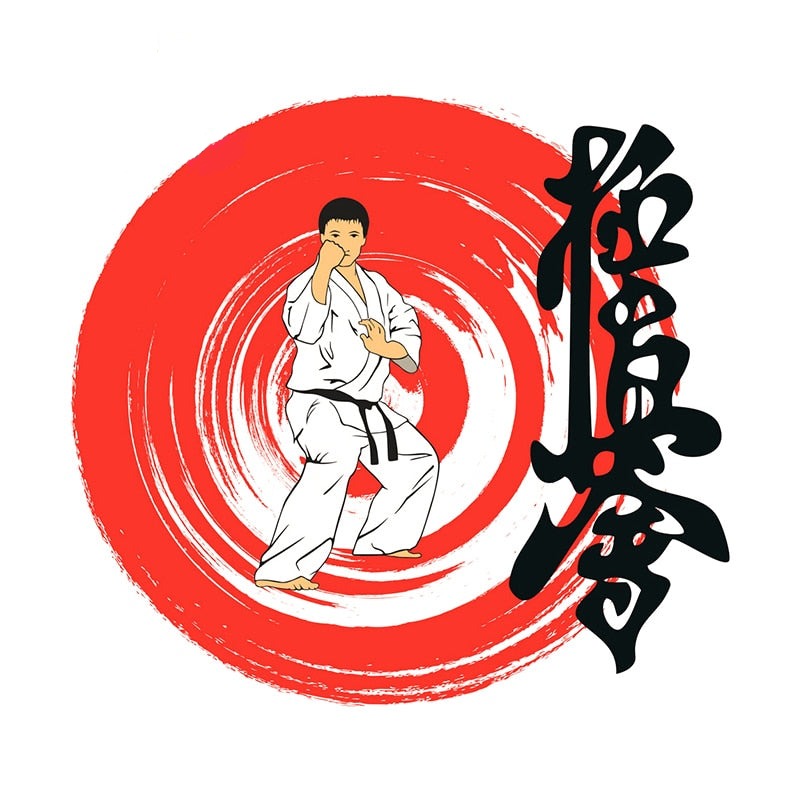 Jiu Jitsu 'Fighting Stance | Fist' Vinyl Car Sticker