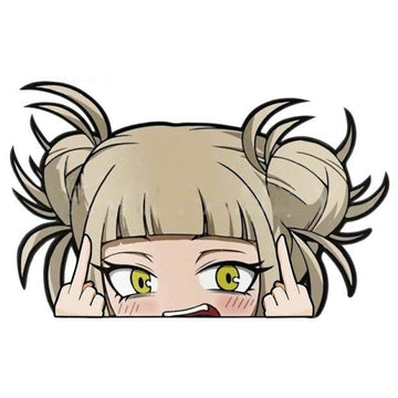 My Hero Academia 'Himiko | F U | 2.0' Vinyl Car Peeker Sticker