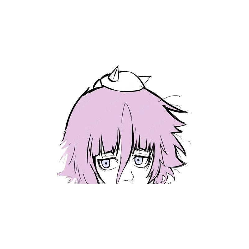 Soul Eater 'Crona | Serious' Vinyl Car Peeker Sticker