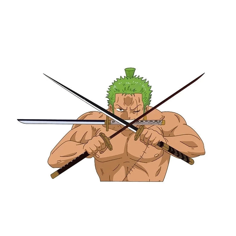 One Piece 'Roronoa Zoro | Crossed Swords' Vinyl Car Sticker