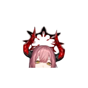 Blue Archive 'Satsuki | Halo and Horns' Vinyl Car Peeker Sticker