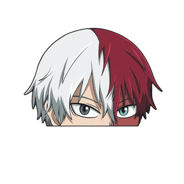 My Hero Academia ‘Shoto Todoroki | Side Look’ Vinyl Car Peeker Sticker