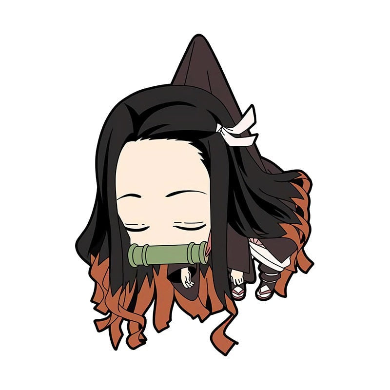 Demon Slayer 'Hanging Nezuko | Closed Eyes' Viny Car Sticker