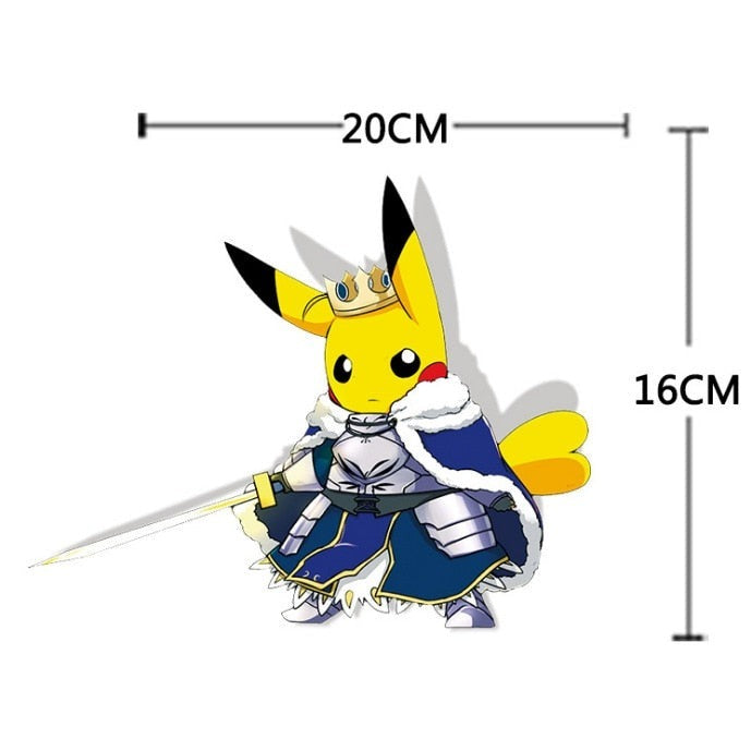 Pikachu x Goddess Rhongomyniad Vinyl Car Sticker