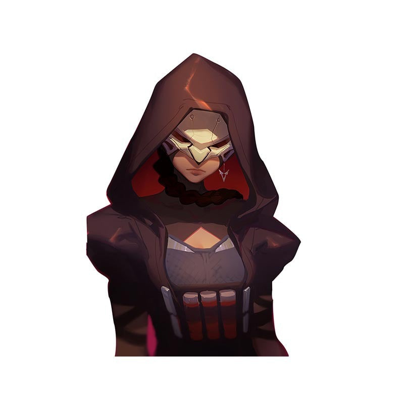 Overwatch 'Female Reaper' Vinyl Car Sticker