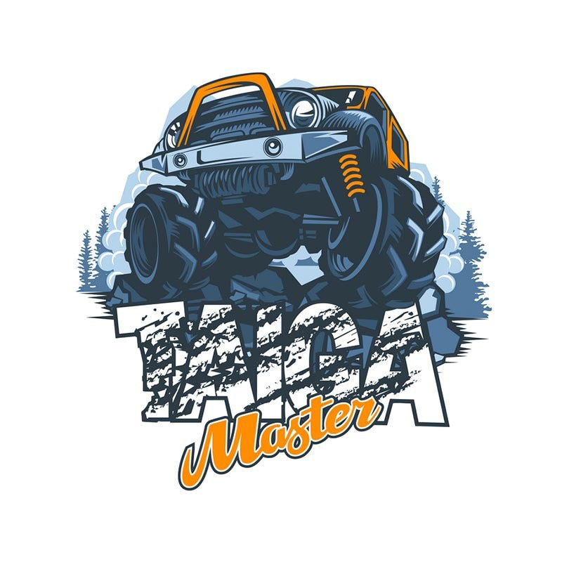 Off-Road Vehicles 'Taiga Master' Vinyl Car Sticker