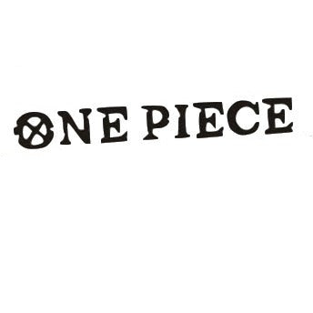 One Piece 'Black And White | Set of 4' Vinyl Car Sticker