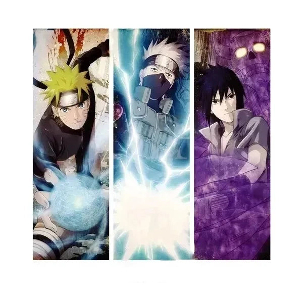 Naruto 'Naruto x Kakashi x Sasuke | Serious' Vinyl Car 3D Motion Sticker