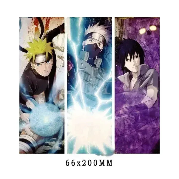 Naruto 'Naruto x Kakashi x Sasuke | Serious' Vinyl Car 3D Motion Sticker